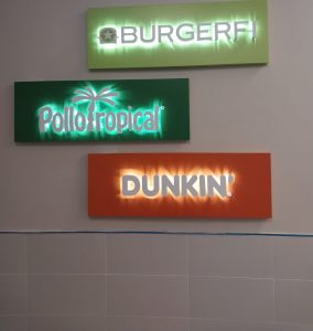 Reverse Channel letters or directional signs...me make it work