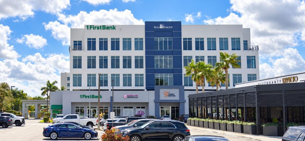 1FirstBank sign on an office building
