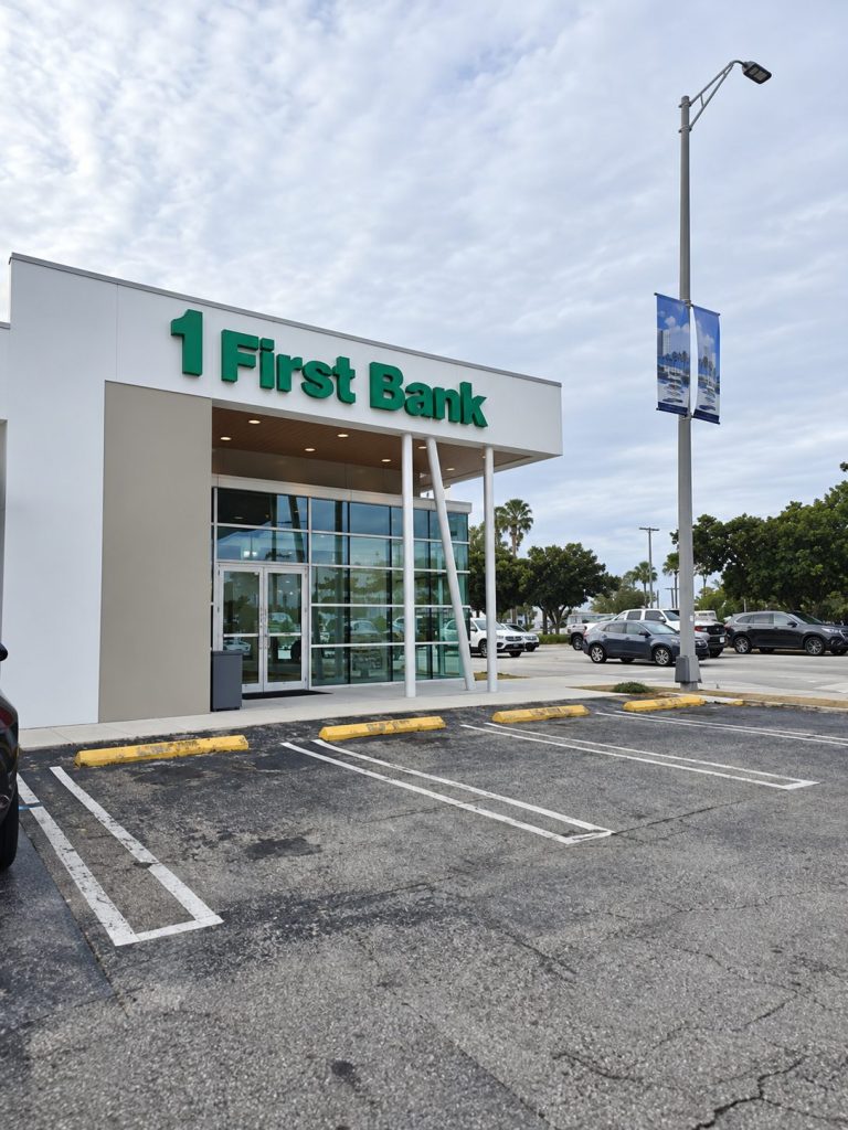 1FirstBank Kendall branch exterior sign