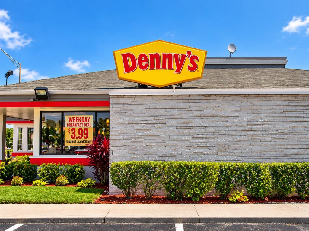 Denny's illuminated sign cabinet